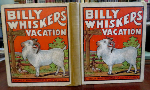 Billy Whiskers' Vacation Children's Story Early Autos 1908 illustrated book