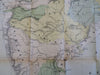 Royal Geographic Society Southern India Rivers 1886 Stanford periodical w/ map