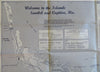 Sanibel & Captiva Islands Florida Cape Coral 1960's tourist brochure w large map