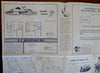 Sanibel & Captiva Islands Florida Cape Coral 1960's tourist brochure w large map