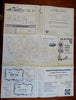 Sanibel & Captiva Islands Florida Cape Coral 1960's tourist brochure w large map