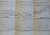Mexico Sight Seeing Bus Tours 1936 White Caps tourist info cartoon pictorial map