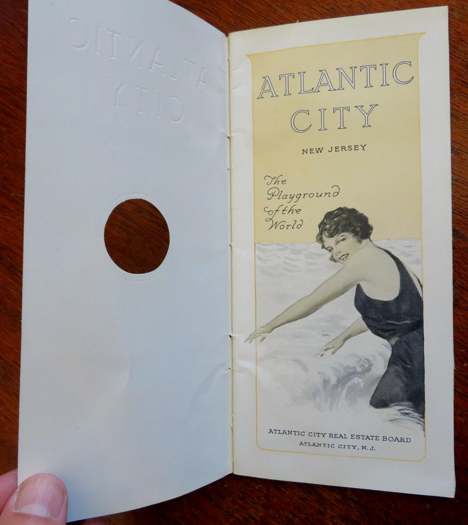 Atlantic City New Jersey tourist Advertising 1925 nice pictorial promo Brochure
