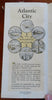 Atlantic City New Jersey tourist Advertising 1925 nice pictorial promo Brochure