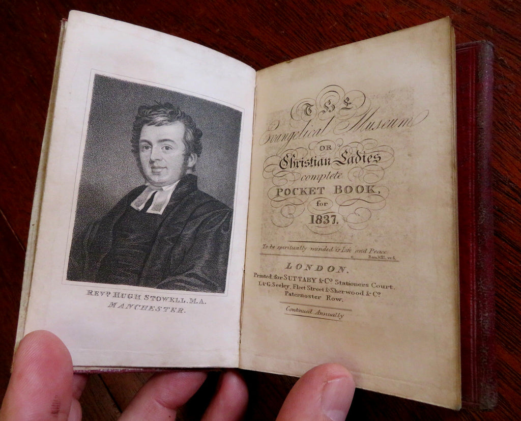 Ladies Complete Pocketbook Almanac Calendar Accounts 1837 illustrated book