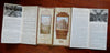 Java & Sumatra Dutch Indonesia pictorial Map c. 1930's Travel promo brochure