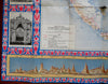 Java & Sumatra Dutch Indonesia pictorial Map c. 1930's Travel promo brochure