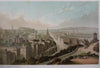Edinburgh View Album & Travel Guide c. 1880's souvenir book 12 chromolithographs