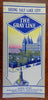 Salt Lake City Sightseeing Tours Gray Line c. 1920's tourist brochure w/ map
