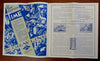 Salt Lake City Sightseeing Tours Gray Line c. 1920's tourist brochure w/ map