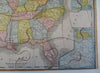 United States Map Puzzle c. 1905 Parker Brother Juvenile Toy Geography Puzzle