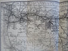 Northern Pacific Railway Itinerary Route Description c. 1931 tourist booklet map