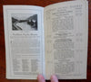 Northern Pacific Railway Itinerary Route Description c. 1931 tourist booklet map