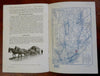 San Bernardino County California Tourist Info c. 1920 illustrated guide w/ map