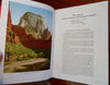 Union Pacific System Zion Grand Canyon Bryce Canyon 1930 tourist guide w/ map