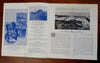 Endless Caverns New Market Virginia c. 1930's tourist promo w/ cartoon map