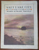 Salt Lake City Utah Illustrated Tourist Info c. 1935 pictorial travel guide
