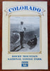 Colorado Rocky Mountain National Park Estes Park c. 1930 tourist guide w/ map