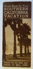 Southern California Tourist Guidebook 1931 sight seeing guide pictorial map
