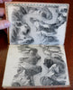 Rhine Panorama from Cologne to Mainz c. 1860 tourist souvenir panorama album