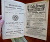 Madame Tussaud & Mrs Jarley's Wax Museums 1867-1935 Lot x 4 Advertising Catalogs