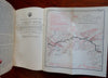 Western US Travel Guide Overland Route Yellowstone 1916 illustrated book 25 maps