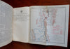 Western US Travel Guide Overland Route Yellowstone 1916 illustrated book 25 maps