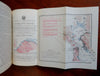 Western US Travel Guide Overland Route Yellowstone 1916 illustrated book 25 maps