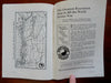 Yellowstone National Park Lot x 2 Tourist Guidebooks c 1920s vintage ads w/ maps