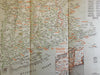 New England Tours 1928 Mixer's Road Maps folding tourist NE Hotel Assoc. tour