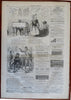 Thanksgiving in Camp W. Homer 1862 Harper's Civil War newspaper complete issue