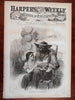 Atlantic Baseball Team Harper's Reconstruction Era newspaper 1866 complete issue