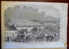 Southern States Rare Map Harper's Civil War newspaper 1861 complete issue