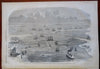 Southern States Rare Map Harper's Civil War newspaper 1861 complete issue