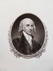 American Presidents Lot x 12 Engraved Portraits 1896-98 Washington Adams Jackson