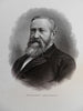 American Presidents Lot x 12 Engraved Portraits 1896-98 Lincoln Grant McKinley