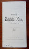 Belsfield Hotel Windermere English Lakes District c. 1907 advertising brochure