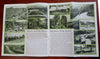 High Spots of Colorado c. 1920's Illustrated Tourist Brochure Fishing Skiing