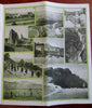 High Spots of Colorado c. 1920's Illustrated Tourist Brochure Fishing Skiing