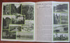 High Spots of Colorado c. 1920's Illustrated Tourist Brochure Fishing Skiing