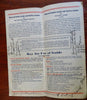 National Dixie Highway Grade & Surface road Guide 1924 Mohawk Rubber Co Brochure