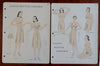 Caltex Sportswear Women's Dresses Fashion c. 1940's color style sheets w/ prices