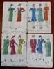 Caltex Sportswear Women's Dresses Fashion c. 1940's color style sheets w/ prices