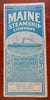 Maine Steamship Company Tourist Info 1905 illustrated travel brochure w/ map