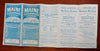 Maine Steamship Company Tourist Info 1905 illustrated travel brochure w/ map