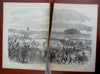 Alabama Pirate Frigate Rebel Raid Harper's Civil War newspaper 1862 issue