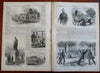 Women Civil War Spy Italy Harper's Reconstruction newspaper 1866 complete issue