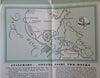 Grace Line New York to California 1934 illustrated advertising brochure
