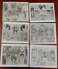 Art in Advertising image Samples Book c. 1910 rare Art Nouveau posters 47 prints