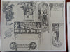 Art in Advertising image Samples Book c. 1910 rare Art Nouveau posters 47 prints